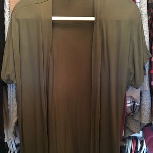army green kimono